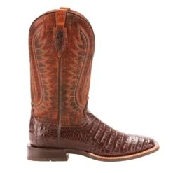 Ariat® Men's Double Down Caiman Belly Wide Square Toe Boots 10025088 9 Ariat® Men's Double Down Caiman Belly Wide Square Toe Boots 10025088 -Hardy Footwear Sales Store 10025088 side