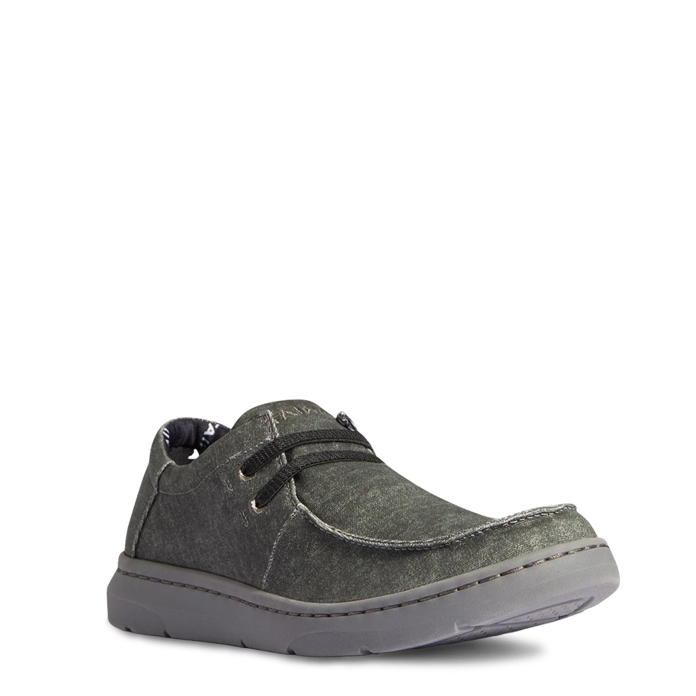 Ariat Men's Hilo Stretch Charcoal Canvas Shoes 10038391 3 Ariat Men's Hilo Stretch Charcoal Canvas Shoes 10038391