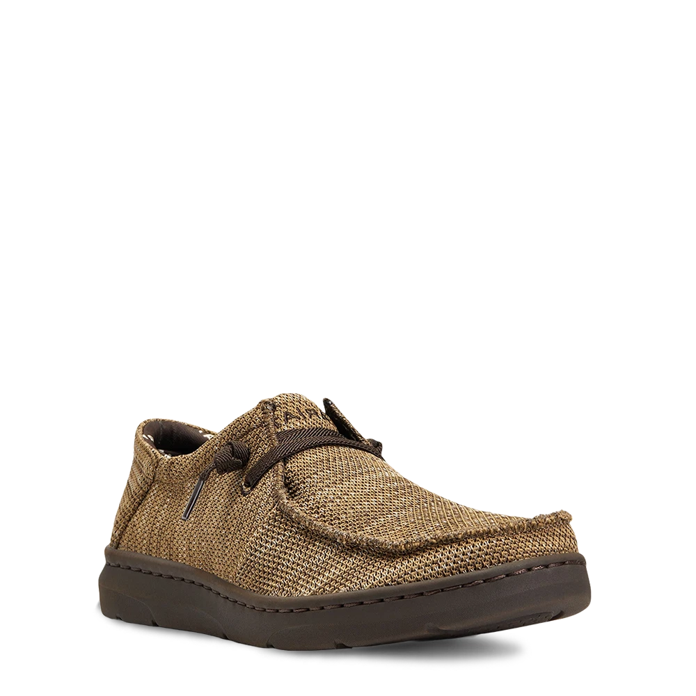 Ariat Men's Hilo Stretch Lace Heather Tan Sip On Shoes 10040444 3 Ariat Men's Hilo Stretch Lace Heather Tan Sip On Shoes 10040444