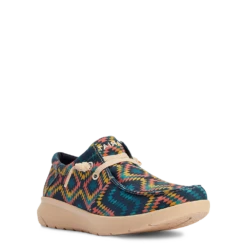 Ariat® Men's Hilo Stretch Lace Blue Aztec Slip On Shoes 10042502