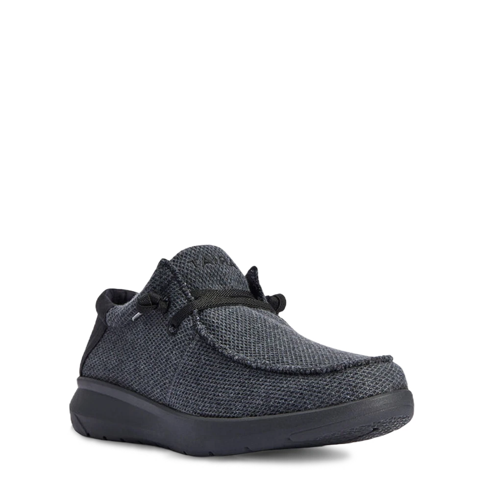 Ariat Men's Hilo Stretch Lace Heathered Smoke & Black Slip On Shoes 10042504 3 Ariat Men's Hilo Stretch Lace Heathered Smoke & Black Slip On Shoes 10042504