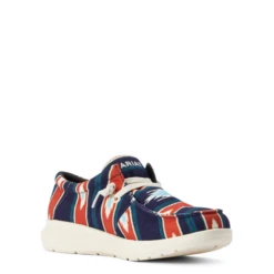 Ariat® Men's Hilo Flex Chimayo Cristo Navy Slip On Shoes 10042581 -Hardy Footwear Sales Store 10042581a