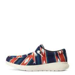 Ariat® Men's Hilo Flex Chimayo Cristo Navy Slip On Shoes 10042581 -Hardy Footwear Sales Store 10042581f