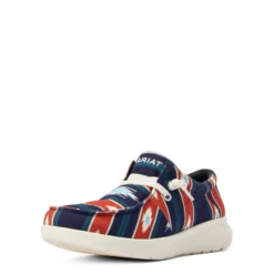 Ariat® Men's Hilo Flex Chimayo Cristo Navy Slip On Shoes 10042581 -Hardy Footwear Sales Store 10042581g