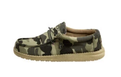 Hey Dude Men's Wally Canvas Camo Shoes 110067003 -Hardy Footwear Sales Store 110067003 WALLY CAMO 1