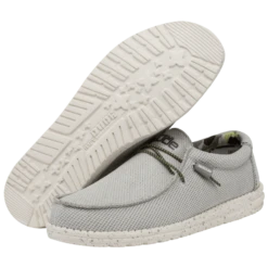 Hey Dude Men's Wally Sox Fog Shoes 110353080 10 Hey Dude Men's Wally Sox Fog Shoes 110353080 -Hardy Footwear Sales Store 110353080 WALLY SOX FOG LEFT 3 1