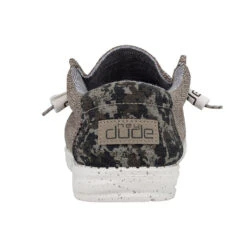Hey Dude Men's Wally Stretch Sand Dune Camo Shoes 110380583 13 Hey Dude Men's Wally Stretch Sand Dune Camo Shoes 110380583 -Hardy Footwear Sales Store 110380583 WALLY STRETCH SAND DUNE CAMO 5
