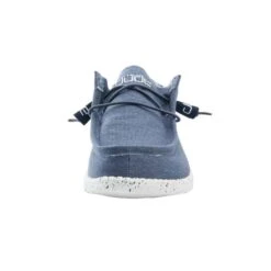 Hey Dude Men's Wally Stretch Blue Shoes 110382600 -Hardy Footwear Sales Store 110382600 WALLY STRETCH BLUE 04