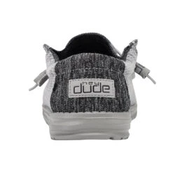 Hey Dude® Men's Wally Stretch Platinum Mix Shoes 110383267 -Hardy Footwear Sales Store 110383267 WALLY STRETCH PLATINUM MIX 5 5eb6bd21 9bfe 4b88 bbb6 232bf0d55b65