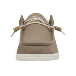 Hey Dude Men's Wally Linen Natural Clay Slip On Shoe 110793298 -Hardy Footwear Sales Store 110793298 3