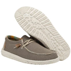 Hey Dude Men's Wally Eco Sox Desert Brown Slip On Shoes 112471581 9 Hey Dude Men's Wally Eco Sox Desert Brown Slip On Shoes 112471581 -Hardy Footwear Sales Store 112471581 WALLY ECO SOX DESERT BROWN LEFT 33