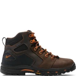 Danner Footwear Men's Vicious 4.5" Brown & Orange Hiking Boots 13858 -Hardy Footwear Sales Store 13858