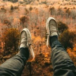 Hey Dude Men's Wally Canvas Nut Shoes 110061600 -Hardy Footwear Sales Store 57 40987328 dd9a 427e 80d4 c65af10a15d5