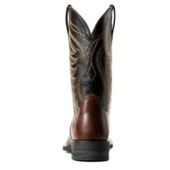 Ariat Men's Red Brown & Black AMOS Hand Stand Boot 10029689 -Hardy Footwear Sales Store 57 aeb6c345 2728 4ea9 a826 b6010ad63135