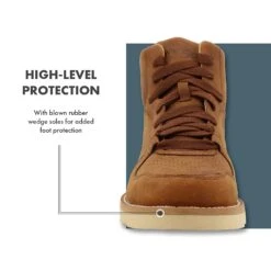 Wrangler Men's 6" Lace-Up Rugged Brown Wedge Work Boots KMQ0004 6 Wrangler Men's 6" Lace-Up Rugged Brown Wedge Work Boots KMQ0004 -Hardy Footwear Sales Store 61Dgs8uP XL. AC UL1500