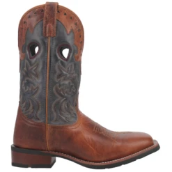 Laredo® Men's Ross Tan And Blue Western Boot 7948 -Hardy Footwear Sales Store 7948 B