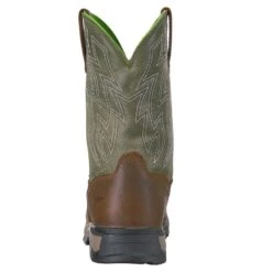 Ariat® Men's Rebar Flex Western H2O Rye Brown & Green Boots 10021485 -Hardy Footwear Sales Store Ariat 10021485 4