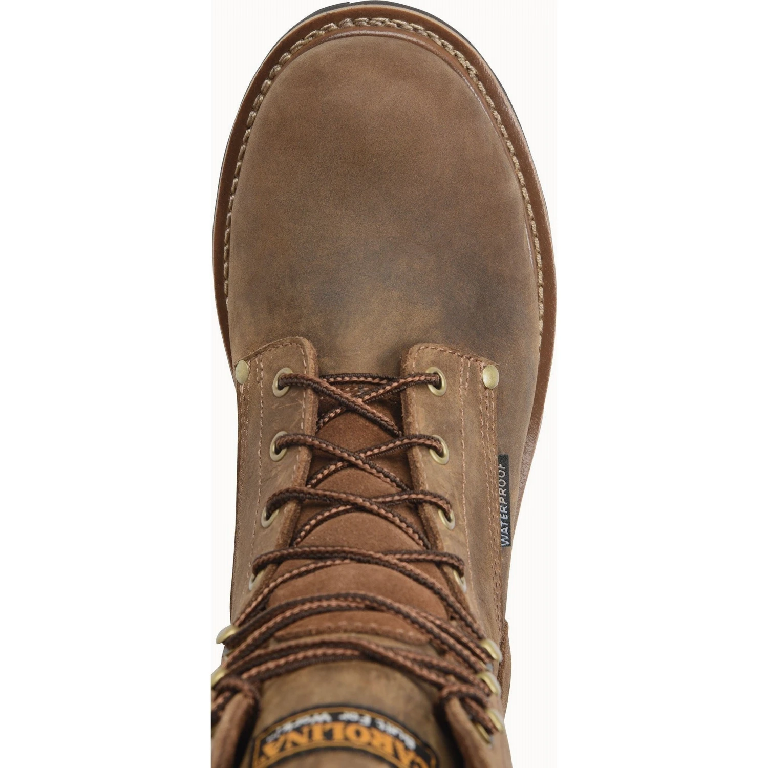 Carolina Men's Poplar 8" Waterproof Brown Logger Work Boots CA9052 5 Carolina Men's Poplar 8" Waterproof Brown Logger Work Boots CA9052 - Image 3