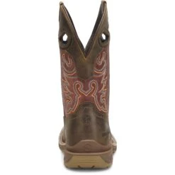 Double H Men's Phantom Rider Alridge 11" Square Toe Brown Boots DH5369 -Hardy Footwear Sales Store DH5369 Heel