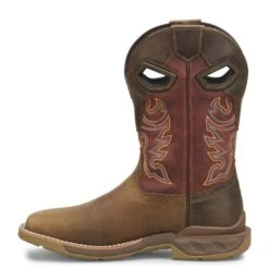 Double H Men's Phantom Rider Alridge 11" Square Toe Brown Boots DH5369 -Hardy Footwear Sales Store DH5369 Instep