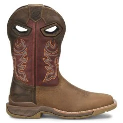 Double H Men's Phantom Rider Alridge 11" Square Toe Brown Boots DH5369 -Hardy Footwear Sales Store DH5369 Profile