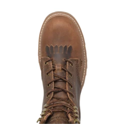 Double H® Men's 8" U Toe Lacer Raid Composite Toe Brown Work Boots DH5393 -Hardy Footwear Sales Store DH5393b