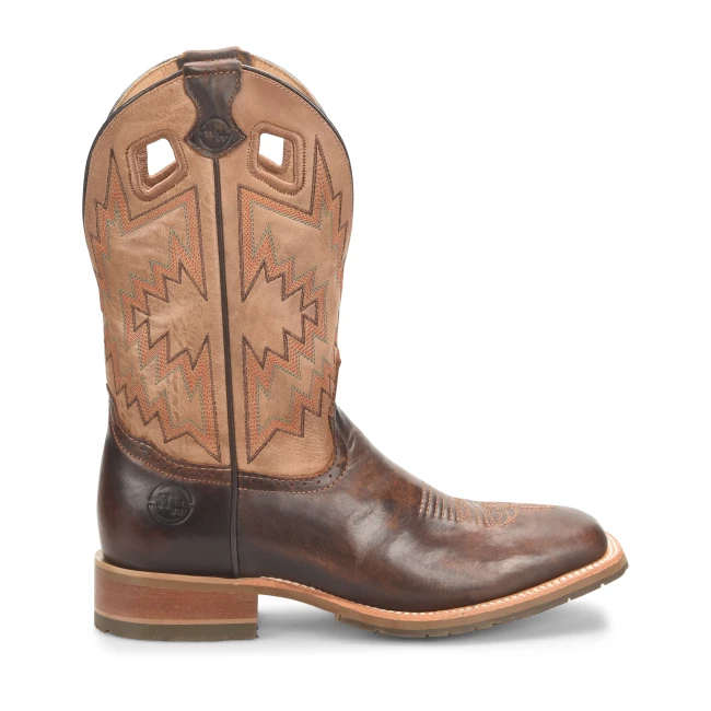 Double H Men's Winston Wide Square Toe Brown Roper Boots DH7023 8 Double H Men's Winston Wide Square Toe Brown Roper Boots DH7023 - Image 6