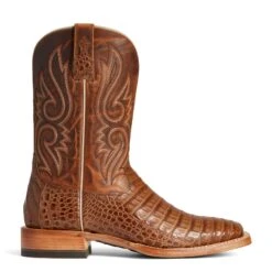 Ariat® Men's Relentless Denton Carmel Tan Exotic Boots 10035923 -Hardy Footwear Sales Store F21 MNS WEST 10035923 side11