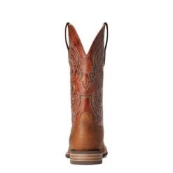 Ariat Men's Everlite Go Getter Brown & Rust Western Boots 10038369 -Hardy Footwear Sales Store F21 MNS WEST 10038369 heel