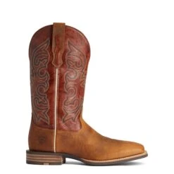 Ariat Men's Everlite Go Getter Brown & Rust Western Boots 10038369 -Hardy Footwear Sales Store F21 MNS WEST 10038369 side11