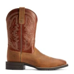 Ariat® Men's Hybrid Ranchwork Sorrel Crunch Western Boots 10042394 -Hardy Footwear Sales Store F22 MNS WEST 10042394 side