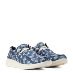 Ariat® Men's Hilo Stretch Lace Bonefish Blue Slip On Shoes 10042500 -Hardy Footwear Sales Store F22 MNS WEST 10042500 pair