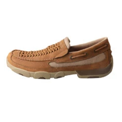 Twisted X Men's Driving Moc Distressed Saddle Brown Shoes MDMS013 -Hardy Footwear Sales Store MDMS013 2