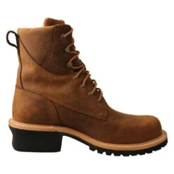 Twisted X Men's Brown Composite Toe 8" Logger Work Boots MLGCW03 -Hardy Footwear Sales Store MLGCW03 4
