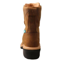 Twisted X Men's Brown Composite Toe 8" Logger Work Boots MLGCW03 -Hardy Footwear Sales Store MLGCW03 6
