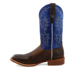 Twisted X® 12" Rancher Indigo Blue & Brown Square Toe Boots MRAL029 -Hardy Footwear Sales Store MRAL029 1