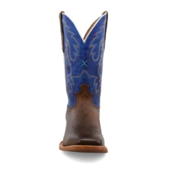 Twisted X® 12" Rancher Indigo Blue & Brown Square Toe Boots MRAL029 -Hardy Footwear Sales Store MRAL029 3