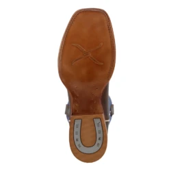 Twisted X® 12" Rancher Indigo Blue & Brown Square Toe Boots MRAL029 -Hardy Footwear Sales Store MRAL029 4