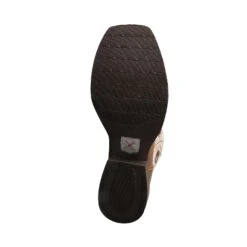 Twisted X Men's Ruff Stock Bomber And White Square Toe Boots MRS0056 -Hardy Footwear Sales Store MRS0056 3