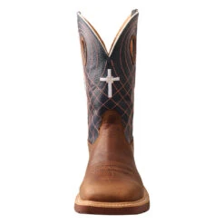 Twisted X Men's Mocha & Navy Ally Toe H2O Work Boots MXBAW01 -Hardy Footwear Sales Store MXBAW01 5