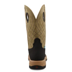 Twisted X® Men's 12" Western Charcoal & Kiwi Square Toe Work Boots MXBW007 9 Twisted X® Men's 12" Western Charcoal & Kiwi Square Toe Work Boots MXBW007 -Hardy Footwear Sales Store MXBW007 06