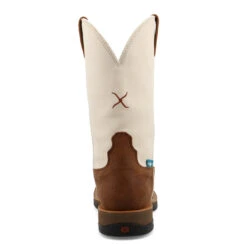 Twisted X Men's Tech X Pecan With Red, White, And Blue Square ToeBoots MXWW002 -Hardy Footwear Sales Store MXWW002 06