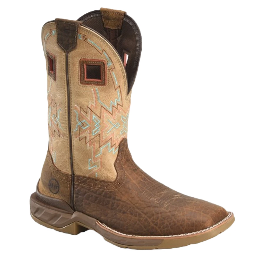 Double H Men's Clem Wide Square Toe Roper Boots DH5361 3 Double H Men's Clem Wide Square Toe Roper Boots DH5361