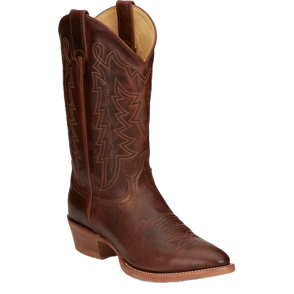 Justin Men's Hayne J12 Medium Round Toe Brown Western Boots CJ2000 3 Justin Men's Hayne J12 Medium Round Toe Brown Western Boots CJ2000