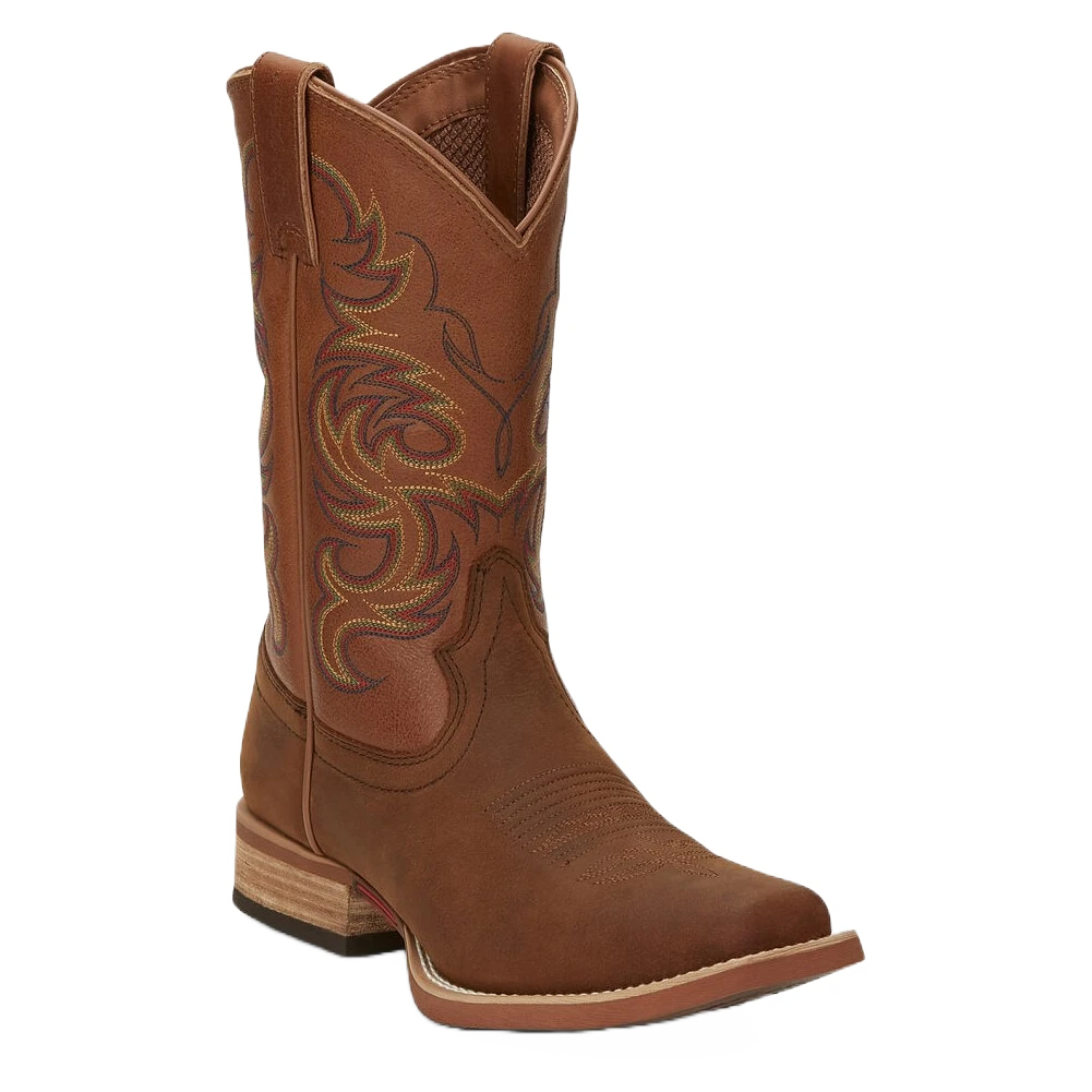 Justin Men's Cowman Cognac Brown Western Boots 7314 3 Justin Men's Cowman Cognac Brown Western Boots 7314