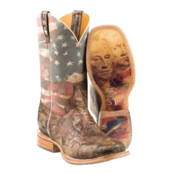 Tin Haul Men's Land Of The Free Square Toe Boots 14-020-0077-0386