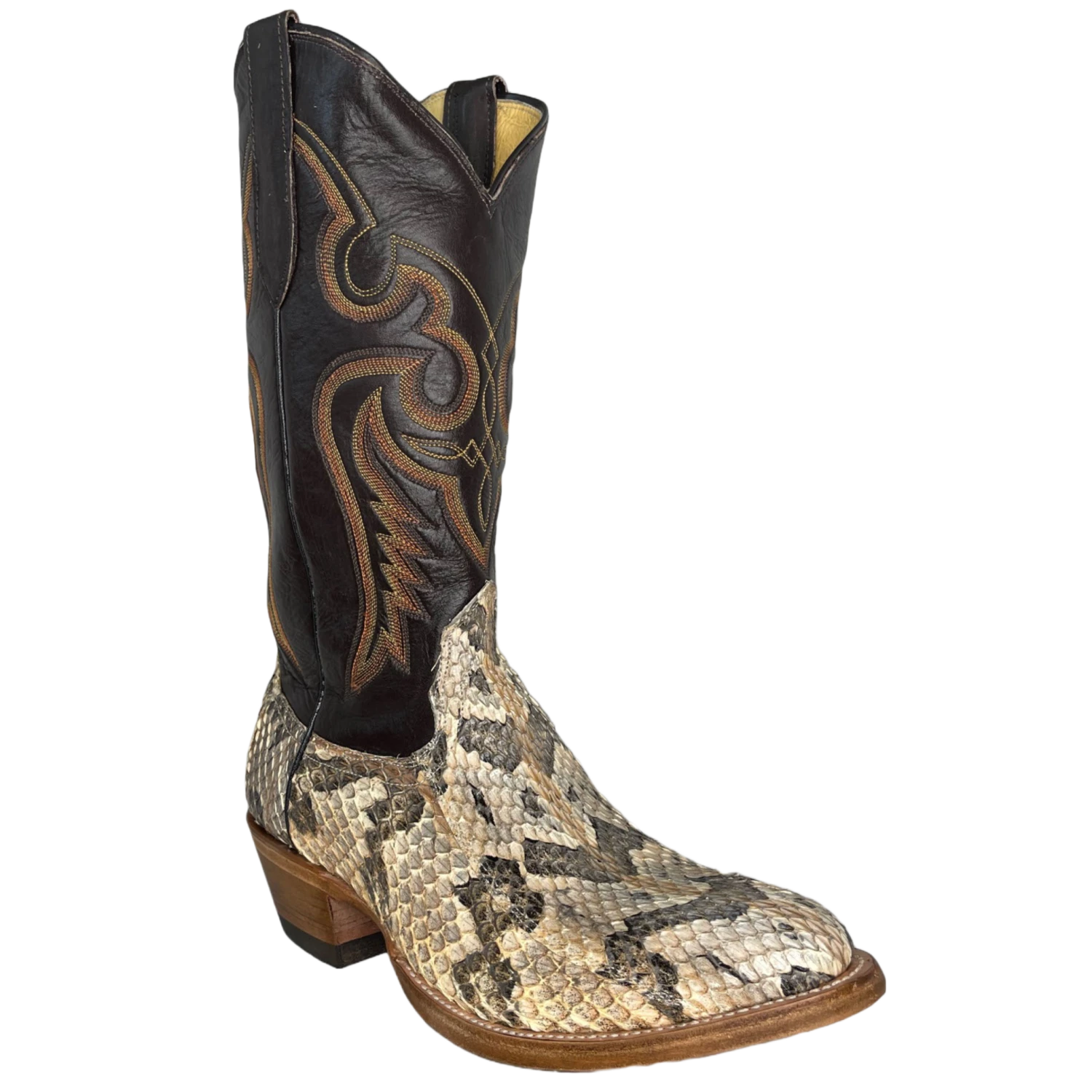 Cowtown Men's Rattlesnake Round Toe Western Boots W815 3 Cowtown Men's Rattlesnake Round Toe Western Boots W815