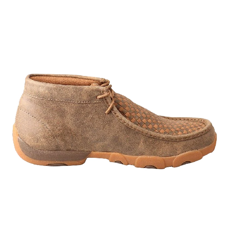 Twisted X Men's Bomber/Tan Patchwork Driving Mocs MDM0033 4 Twisted X Men's Bomber/Tan Patchwork Driving Mocs MDM0033 - Image 2