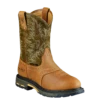 Ariat Men's WorkHog Pull-On H2O Boots Aged Bark Army Green 10008633