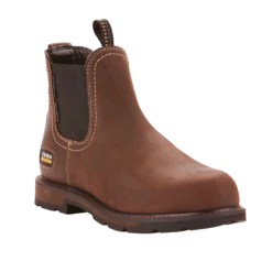 AriatĀ® Men's Groundbreaker Chelsea H20 Steel Toe Brown Boots 10024983